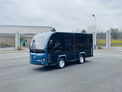 DAOD Launched New Design Product of Electric 11 Seats Enclosed Sightseeing Car