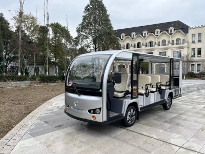 DAOD Launched New  Product of Electric 14 Passengers Open Sightseeing Car