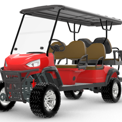 Energy-efficient Legal Street 4 Seats Golf Cart