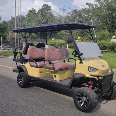 Beautiful Customized 6 Seats Electric Golf Cart