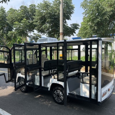 Professional Utility 11 Seats Enclosed Electric Sightseeing Car' />