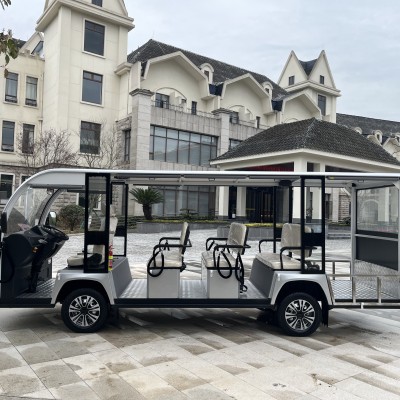 High Standard Convenient 14 Seats Electric Sightseeing Car' />