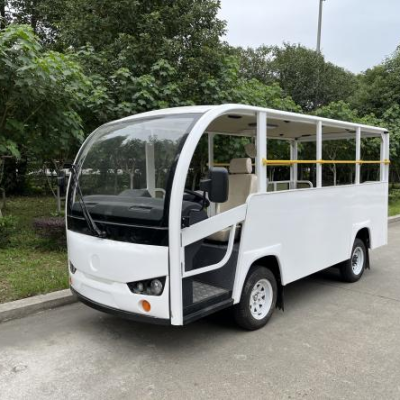 Modern New Energy 17 Seats Enclosed  Electric Sightseeing Car