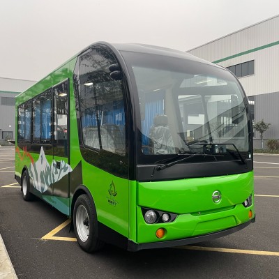 Aluminum Alloy Pattern Plate Double-Layer Floor Electric Luxurious Minibuses with High-Power Built-in Air Conditioner and Independent Display