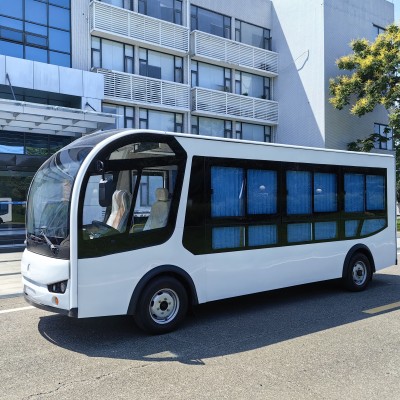 Aluminum Alloy Pattern Plate Double-Layer Floor Electric Luxurious Minibuses with High-Power Built-in Air Conditioner and Independent Display