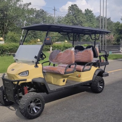 Beautiful Customized 6 Seats Electric Golf Cart