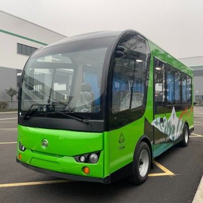 Aluminum Alloy Pattern Plate Double-Layer Floor Electric Luxurious Minibuses with High-Power Built-in Air Conditioner and Independent Display