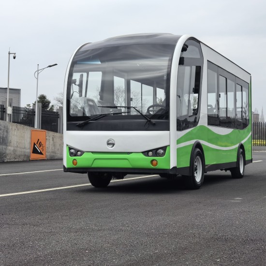 Daoda New Products Electric Mini Bus Sightseeing Shuttle Bus Wholesale Low Price for Tourism Transportation